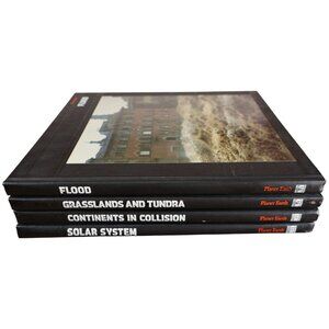 Time-Life Planet Earth 4-Book Set (HC 1985) Flood Grasslands Solar System